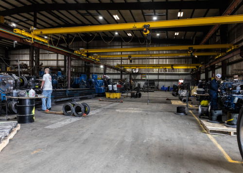pipe facility in Houston at Freedom Waterworks